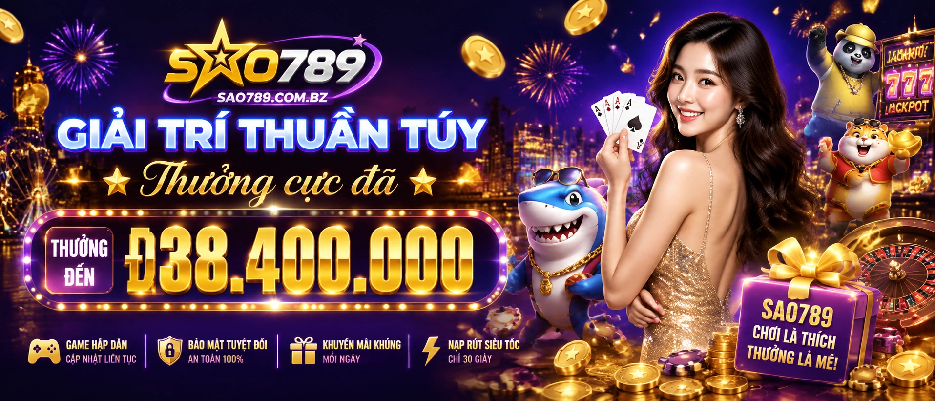 game giải trí trực tuyến featured