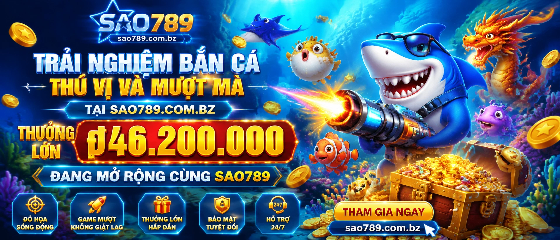 Bắn Cá Jackpot biển sâu