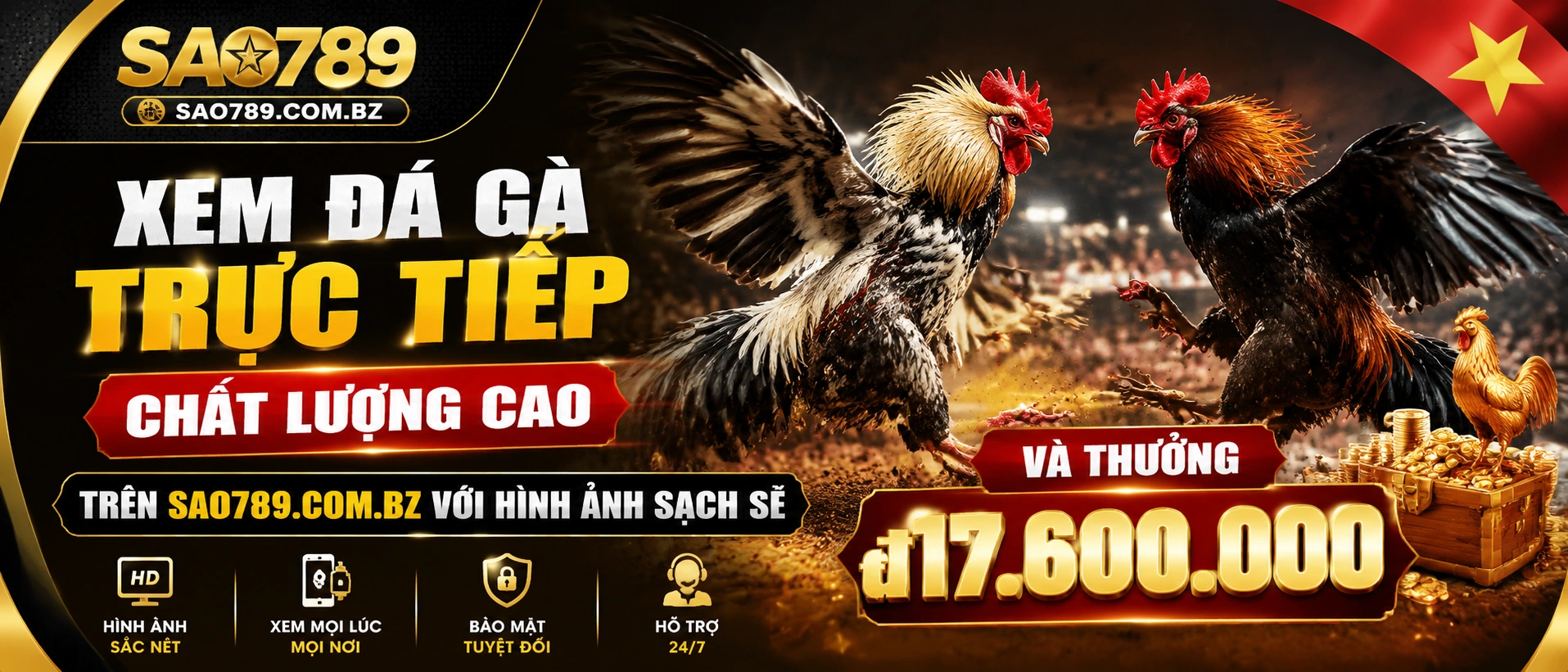 Đá Gà cựa sắt và cựa dao trên giao diện mobile