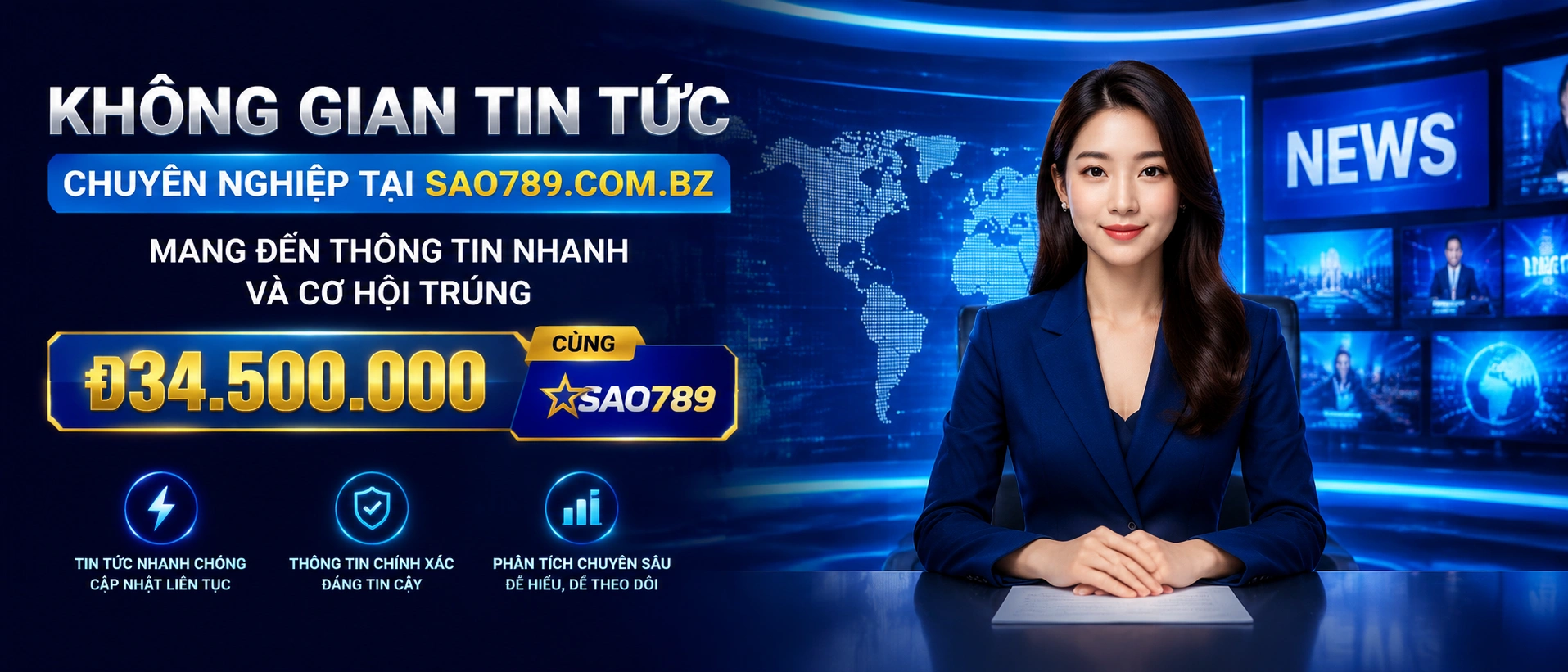 Trang tin cập nhật sự kiện và khuyến mãi trên di động